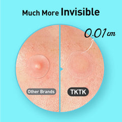 TKTK Pimple Patches edge 0-01cm close-up showing invisible bevel for daily wear