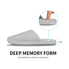 Tlizzz7 luxury spa slippers cotton suede upper displaying soft breathable fabric