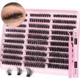 TNFVLONEINS fluffy lash clusters in three styles for versatile looks at home.