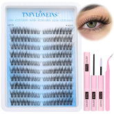 TNFVLONEINS left-right lash extension kit enables at-home salon-quality lashes