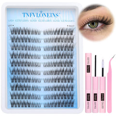 TNFVLONEINS left-right lash extension kit enables at-home salon-quality lashes