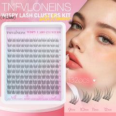 TNFVLONEINS lash tweezers closeup for precise cluster placement