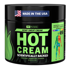 TNT Pro Ignite Sweat Cream bottle illustrating portable design for on-the-go heat-assisted workouts