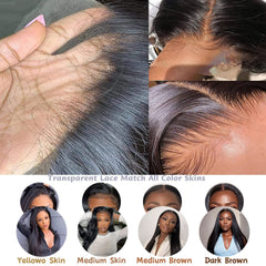 tobasew hd-transparent-lace-front wig with breathable scalp illusion