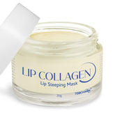 Tobcharm Lip Sleeping Mask jar close-up showing rich overnight hydration