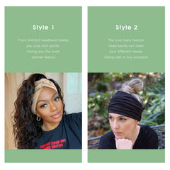 Tobeffect boho headband with crisscross design complements casual outfits