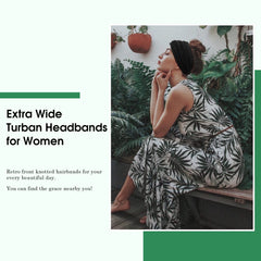 Tobeffect boho headband in black with crisscross design for casual outfits.