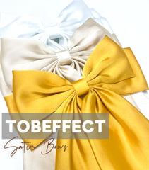 Tobeffect hair bows long-tail blue, bright color pop for festive outfits and photos.