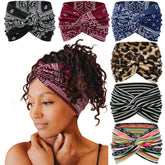 Tobeffect wide headbands front view showing secure all-day wear