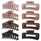 TOCESS big hair claw clip matte neutral closeup showing secure grip and durable build