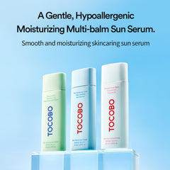 TOCOBO CICA CALMING SUN SERUM centella-asiatica leaf emphasizes soothing formula
