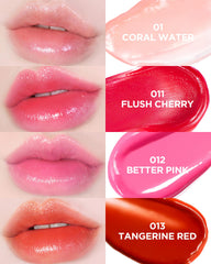 TOCOBO Glow Ritual Lip Balm soft-glide application highlights smooth, thin lip coverage.