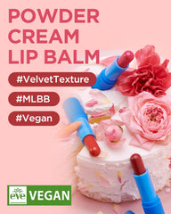 TOCOBO lip balm close-up texture reveals velvety finish and creamy payoff