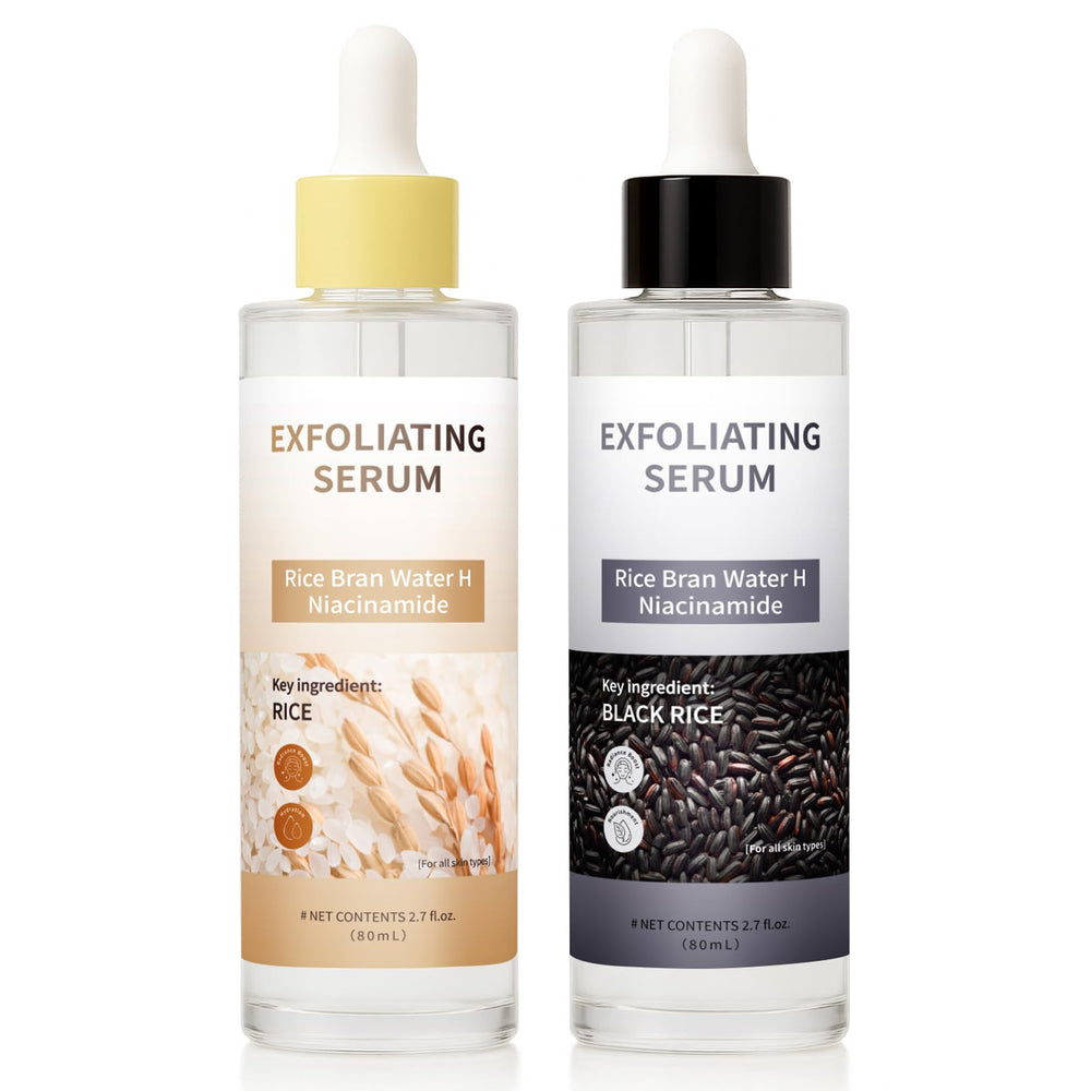 TOGOLIUN Peel Shot Glow Rice Ampoule Duo packshot highlighting radiant skin and gentle exfoliation