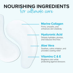 ToGoSpa Ice Water EYES marine collagen formula supports nourishing under-eye skin.