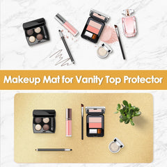 TOHONFOO makeup mat dual-sided with color options brightens vanity.