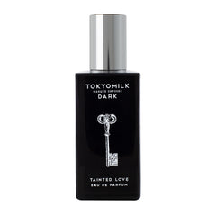 TOKYOMILK Dark Tainted Love bottle closeup for evening confidence.