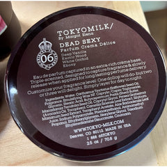 TOKYOMILK Dead Sexy Parfum Crema pulse-points shows practical dab-on use for lasting scent.