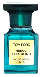 Tom Ford Neroli Portofino EDP bottle—compact 1 oz travel-friendly fragrance.