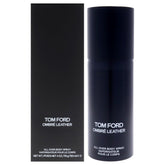 Tom Ford Ombre Leather bottle closeup for premium fragrance experience.