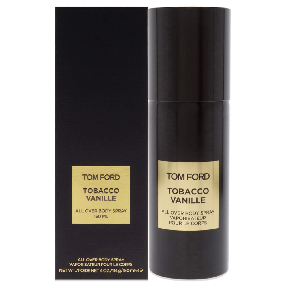 Tom Ford Tobacco Vanille spray bottle; opulent packaging for daily confidence.