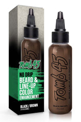 Tomb45 beard lineup enhancement onyx application demonstrates sharp, long-lasting darkening.