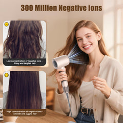 Tomler Hair Dryer hot/cool alternating mode dries while minimizing heat buildup