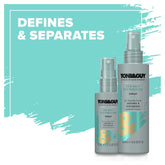 TONI&GUY Casual Sea Salt Spray bottle close-up for beach-textured hair.