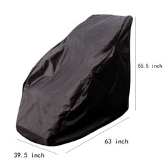 TONINT Massage Chair Cover XL side zipper demonstrates easy installation and access to remote.
