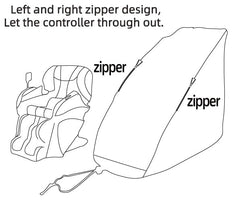 TONINT Massage Chair Cover XL waterproof fabric resists spills and stains.