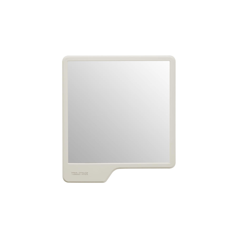 TOOLETRIES Oliver mirror fog-resistant for clear in-shower shaving and grooming.