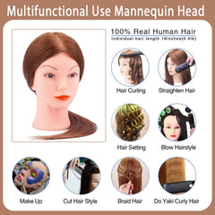 TopDirect 20-inch hair strands length offers long style options.