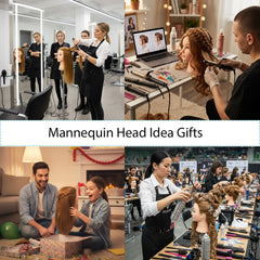 TopDirect mannequin head with clamp holder shown ready for secure workstation practice