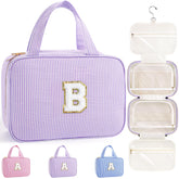 TOPEAST bridesmaid proposal hanging bag purple for travel organization and easy access