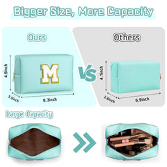TOPEAST PU leather waterproof cosmetic bag demonstrates durable everyday use