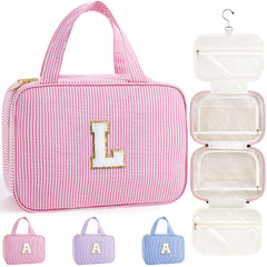 TOPEAST travel hanging toiletry bag with compact design keeps essentials organized on the go.