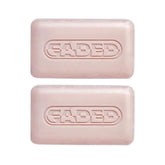 Topicals Faded cleansing bar packaging highlights fragrance-free vegan formula for sensitive skin