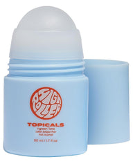 Topicals High Roller roll-on bottle soothes irritated skin after shaving.