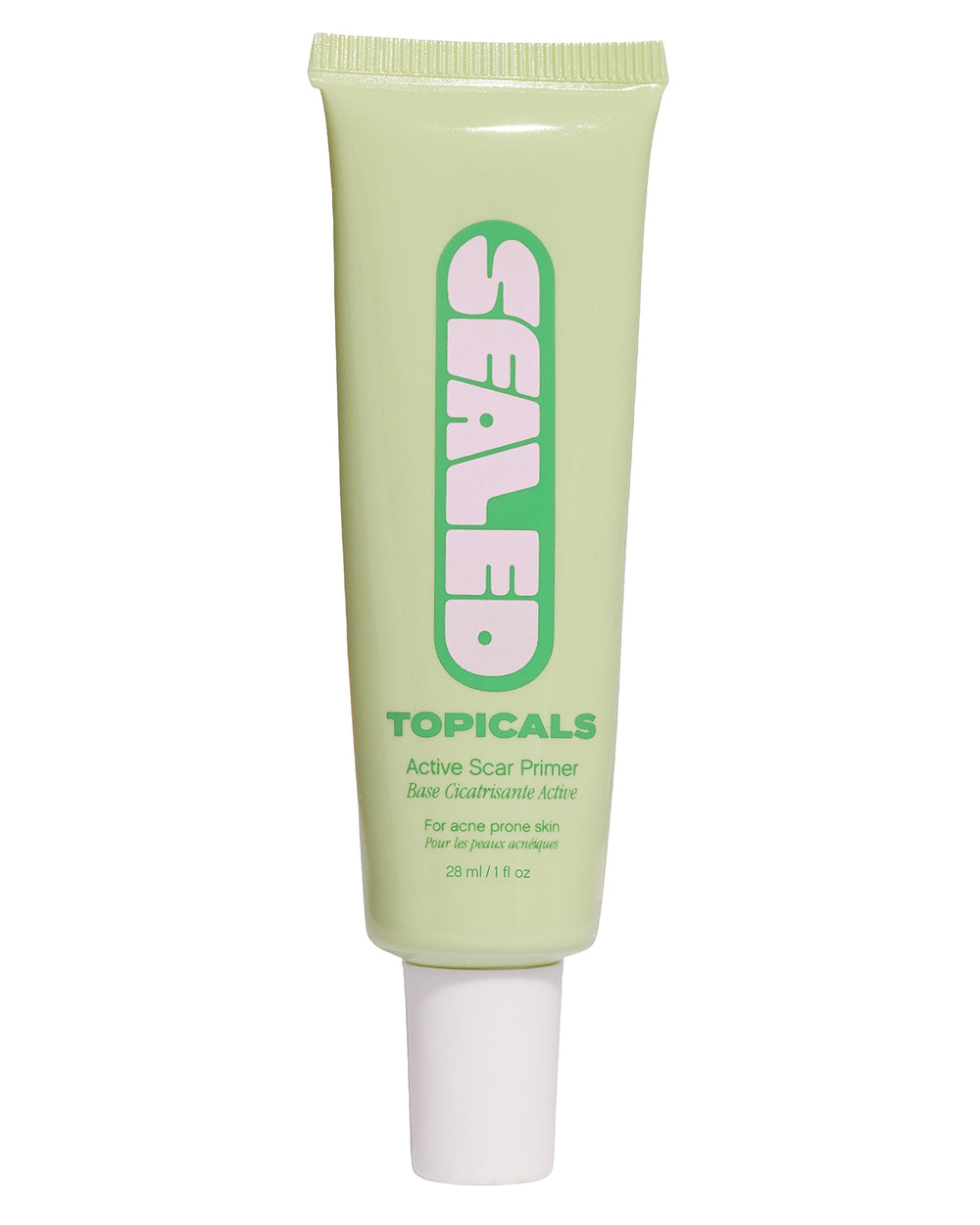 Topicals Sealed closeup texture smooths skin for blemishes