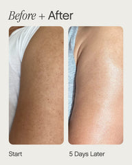 Topicals Slather ingredient panel featuring retinol, squalane and AHAs for exfoliation.