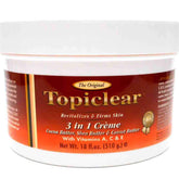 Topiclear 3in1 creme cocoa butter jar delivers deep hydration for dry skin