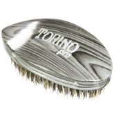 Torino Pro #74 curved brush with a pointy tip aids crown shaping for 360 waves.