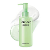 Torriden BALANCEFUL Cleansing Gel bottle demonstrates gentle, low pH cleansing for sensitive skin.