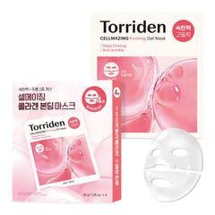Torriden CELLMAZING embossed face mask set for a close-fit and better penetration.