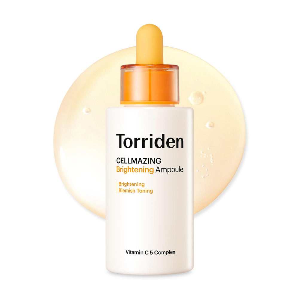 Torriden CELLMAZING Vita C Ampoule bottle demonstrates refined pores.