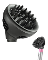 TOSAGE wave-curl diffuser for Dyson Airwrap attachment achieves even heat distribution for bouncy curls.