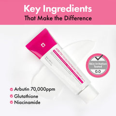 TOSOWOONG Arbutin Cream pump-cap display for clean, convenient daily use.