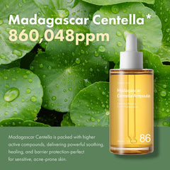 TOSOWOONG Centella 86% serum texture close-up for gentle skincare