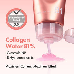 TOSOWOONG application on face illustrating easy overnight use