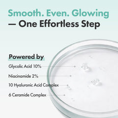 TOSOWOONG ingredient label view highlighting glycolic acid and supporting hydrators